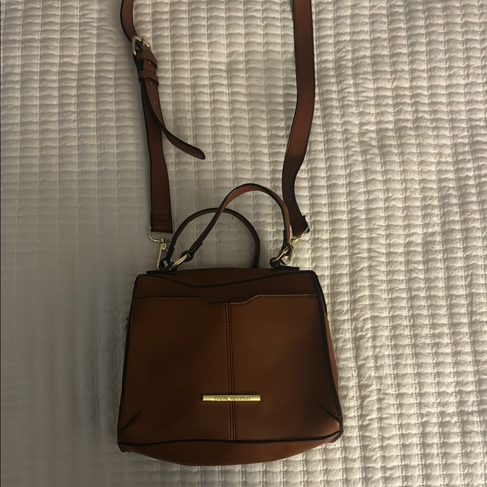 Elegant Brown Leather Handbag